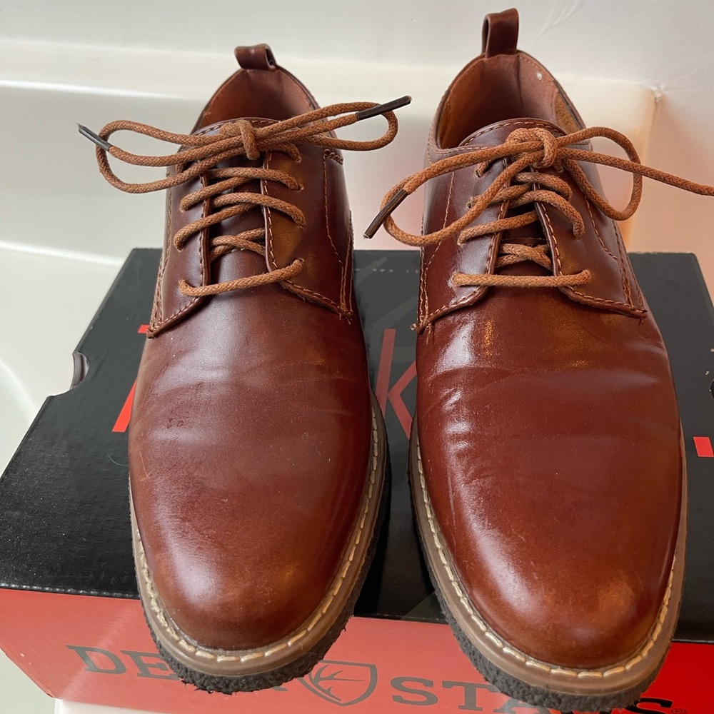 Deer Stags Boys Zander Lace-up dress shoes Size 2.5
